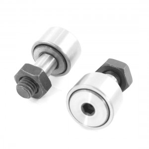 2 Pcs CF8 7.6mm Diameter Rod Stud Type Track Cam Follower Needle Roller Bearing