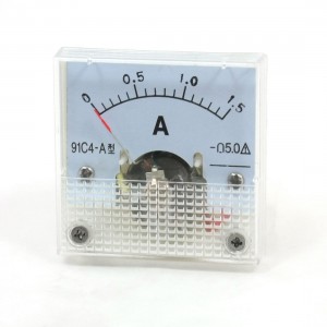 DC 0-1.5A Class 5 Accuracy Ampere Needle Panel Meter Gauge Amperemeter 91C4-A