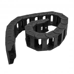 25mm x 25mm Flexible Semi Enclosed Towline Drag Chain Connector 101cm