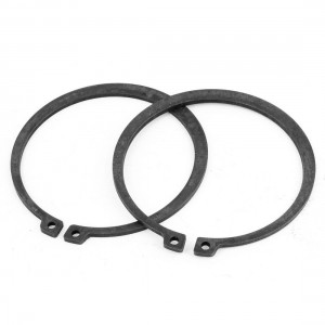 2 Pcs 71mm x 80mm Metal Car Boat Ship External Retaining Ring