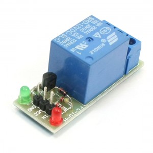 One Channel DC 5V Coil Relay Module Board SRD-12VDC-SL-C Blue for Arduino