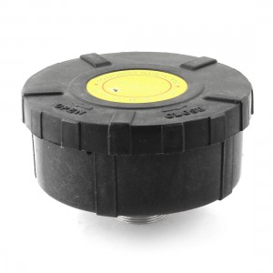32mm Diameter Male Thread Air Compressor Intake Silencer Filter Black