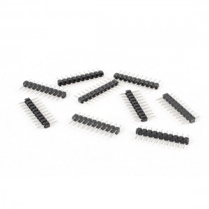 10pcs Single Row 2mm Pitch 10 Pins Straight Connector Header