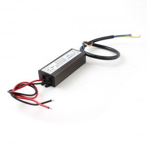 AC 85-265V Input DC25-40V 600mA 5% Output Water Resistant LED Power Driver