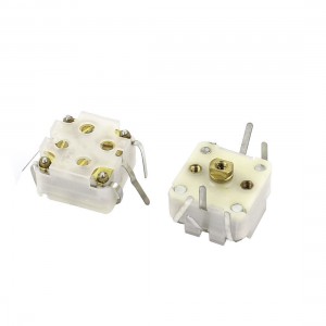 2pcs 443DF 20-126pF Medium Variodencer Adjustable Capacitor for Radio