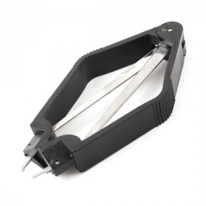 PLCC Extractor Tool IC Chip Spring Assissted Black Silver Tone