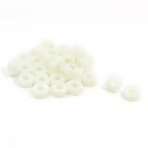 20 Pcs Double Pass M10 x 9mm Hexagonal Hex Threaded Spacer Support