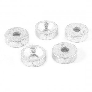 5pcs Silver Tone Molded Mould Moudle Gasket Hardware Fitting