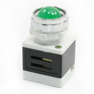 Panel Mounted AC 380V Green Accident Indicator Pilot Light Lamp