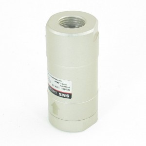 Pneumatic Silver Tone Alloy 1/2" PT LCV-15 One Way Mechanical Valve