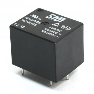 S3-12V DC 12V Coil Volt SPDT PCB General Purpose Power Relay