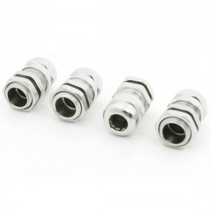 4pcs Stainless Steel Waterproof Cable Gland Connector Fastener M12x1.5
