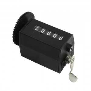 Black Plastic Case 0-99999 Resettable Stroke 5-Digit Pull Counter