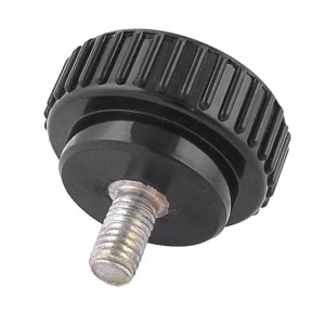 Replacement M8 x 15mm Male Thread Round Clamping Knob 40mm Dia