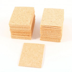 50 Pcs Soldering Iron Tip Cleaning Universal Compressed Sponge 50mm x 35mm