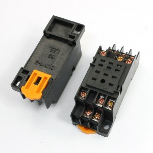 2pcs 11Pins Screw Terminal HH53P Power Relay Socket Base Holder PYF11A