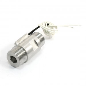 1" Dia Male Thread Metal Luquid Flow Sensor Switch for Heater Control