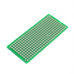 Green Prototyping PCB Board Prototype Breadboard 2 Sides 70x30mm