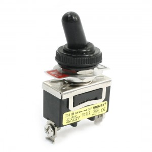 380V 15A Waterproof ON-OFF Double Terminals SPST Locking Toggle Switch