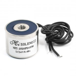 DC 24V 10.56W 9Kg 2 Wired Electric Electromagnet Solenoid Lift Holding