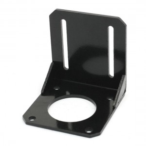 57 Series Step Stepper Motor Metal Shell Mounting Bracket Rack Black