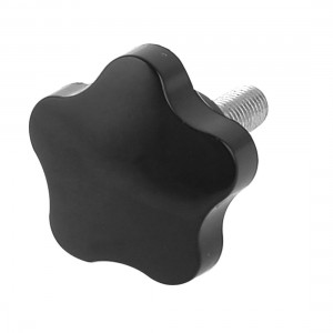 60mm Height 10mmx30mm Male Thread Screw on Design Clamping Knob Grip