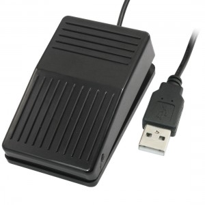 Computor Games USB 2.0 Female Connector Momentary Foot Treadle Switch