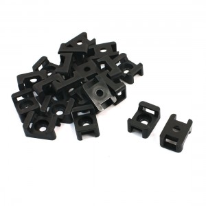 9mm Width Cable Tie Base Saddle Type Mount Wire Holder 20 Pcs