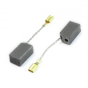 Pair Gray Wire 14mm x 8mm x 7mm Carbon Brushes for Dewalt 100 Angle Grinder