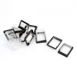10Pcs Black Frame Clear Silicone Waterproof Cap for KCD2 Rocker Switch