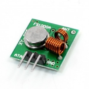 DC3-12V 433MHZ 3Pins Antenna Wireless Send Module Green