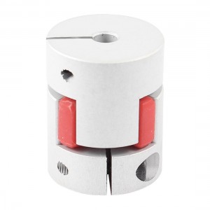 5mm to 5mm 1/5" to 1/5" Flexible Plum Coupling Shaft Coupler D25L30 for CNC