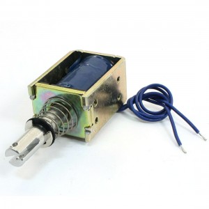 DC 24V 1.4lb Push Pull Intermittent Actuator Electromagnet Solenoid