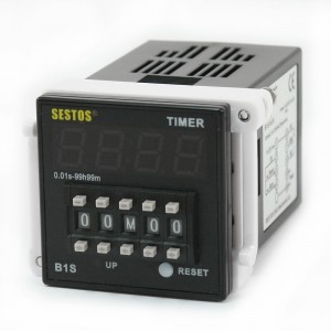 0.01S-99H99M 4 Digitals Timer Time Delay Relay B1S-R-24 DC/AC 12-24V