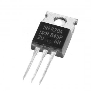 IRF820A 2.5A 500V 50W 3 Terminals Power Mosfet Transistor