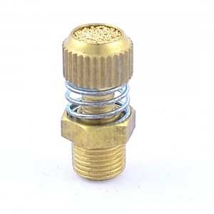 Adjustable Brass Exhaust Noise Silencer Muffler 1/8" BSP Male Threaded for Valve