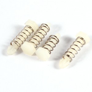 4 Pcs Plastic Hexagonal Head Motherboard Fixation Bolts Fasteners w Spring