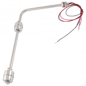 Stainless Steel Double Balls Right Angle Water Level Sensor Float Switch
