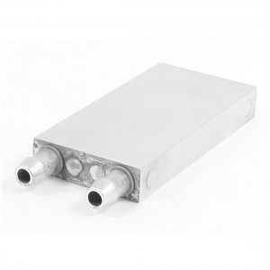 80x40x12mm Aluminum Water Cooling Block for CPU Graphics Radiator Heatsink