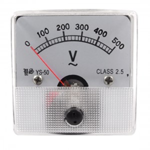 Class 2.5 Accuracy AC 500V Voltage Volt Panel Mounted Meter