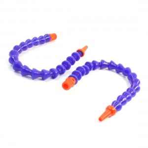 2pcs 1/4"PT Thread Round Spout Adjustable Water Coolant Pipe Hose 29cm
