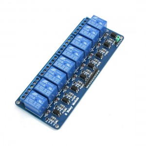 Optocoupler Shielded Low Level Relay Module DC 5V 8Channel for TTL ARM