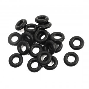20 Pcs 10.3mm x 2.65mm Mechanical Black Rubber Oil Seal O Rings Gaskets