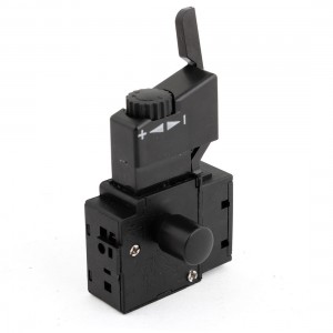 FA2-6/1BEK DPST Lock on Power Tool Trigger Button Switch Black