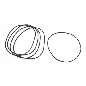 137.3mm Outside Dia 2.65mm Thickness Flexible Oil Seal O Rings Gaskets 5Pcs