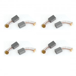 7/32" x 5/16" x 1/5" Motor Carbon Brushes Replacement 8 Pcs