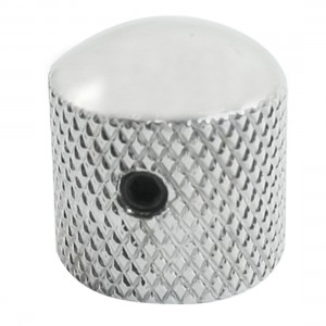 Black Metal Dome Tone Guitar Bass Control Knob Cap for Fender Tele