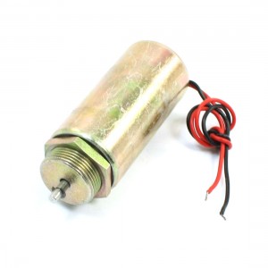 DC24V 0.8A Pull Push Type Tubular Solenoid Electromagnet 2mm 1300gf 4mm 1000gf