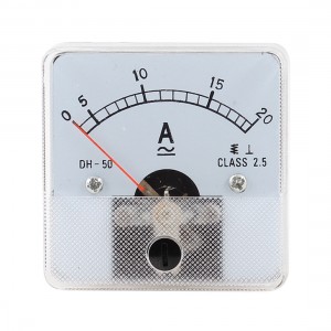 Analog Current Panel Meter AC 0-20A Class 2.5 Ammeter DH-50