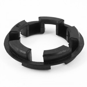 Rubber 97mm x 65mm x 12mm Shaft Coupling Insert Spider Black
